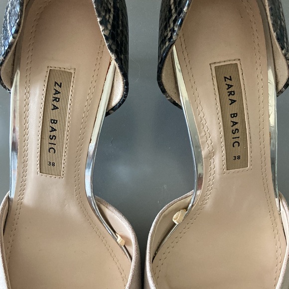 Zara Pointed Toe Kitten Heels - Picture 4 of 9